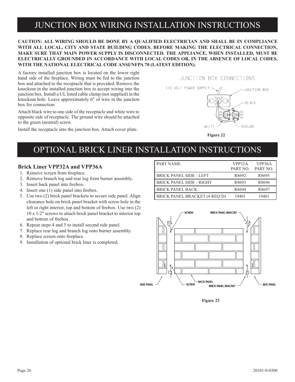 Empire Comfort Systems VFP32FP User Manual | Page 26 / 28