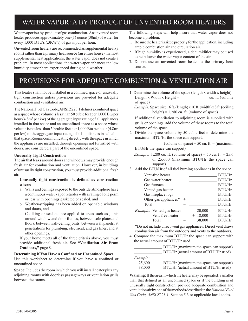 Empire Comfort Systems VFP32FP User Manual | Page 7 / 28