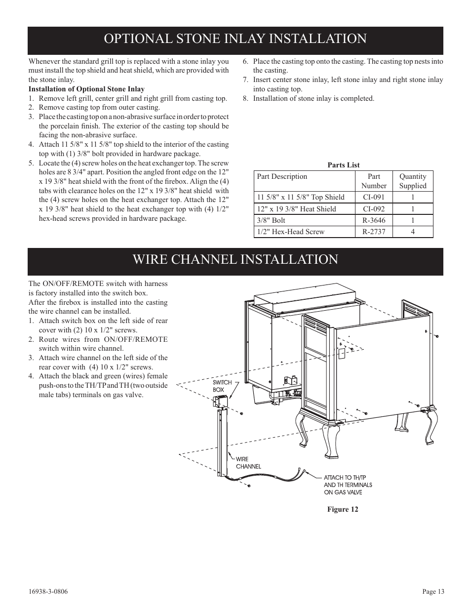 Empire Comfort Systems CIVF-25-21 User Manual | Page 13 / 28