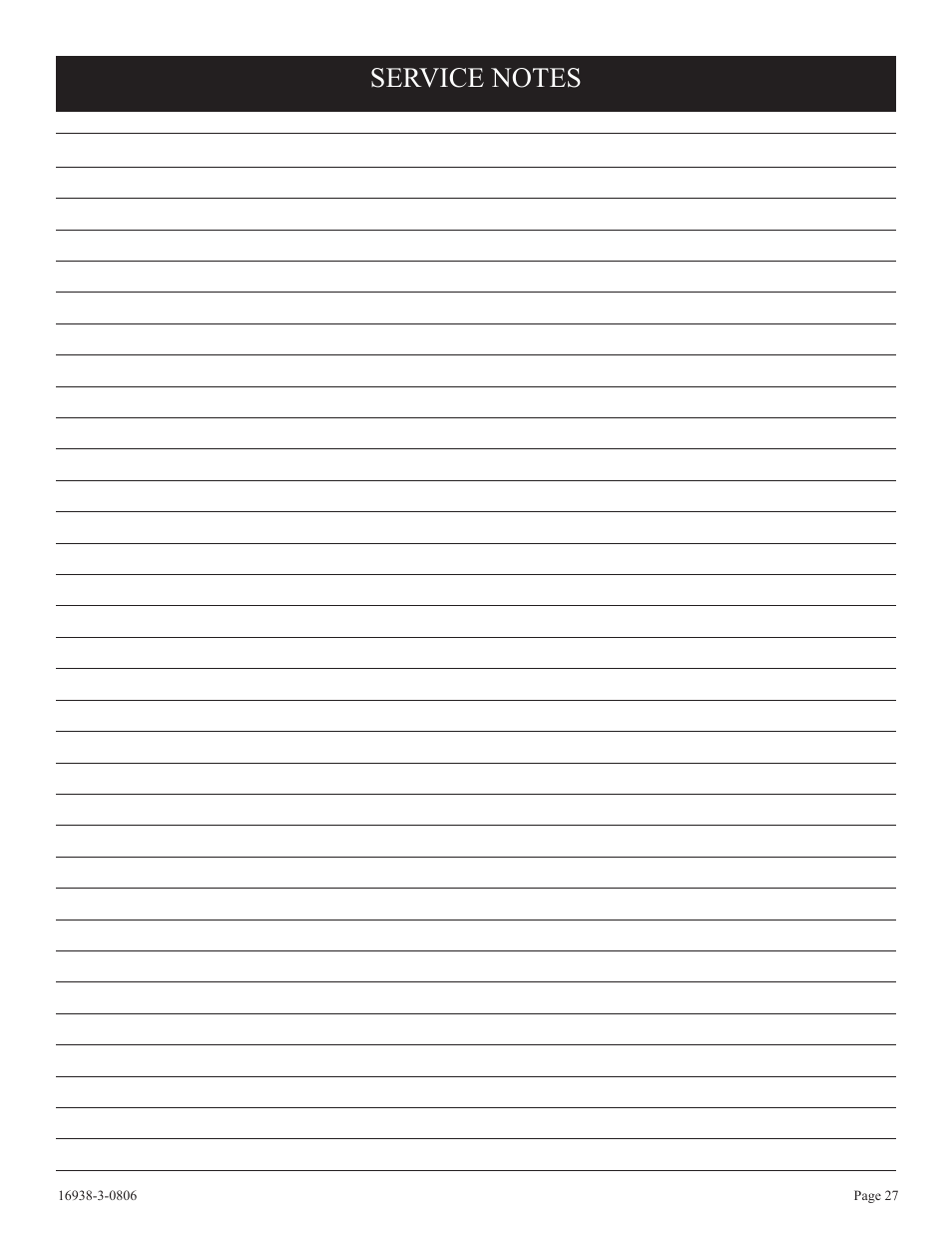 Empire Comfort Systems CIVF-25-21 User Manual | Page 27 / 28