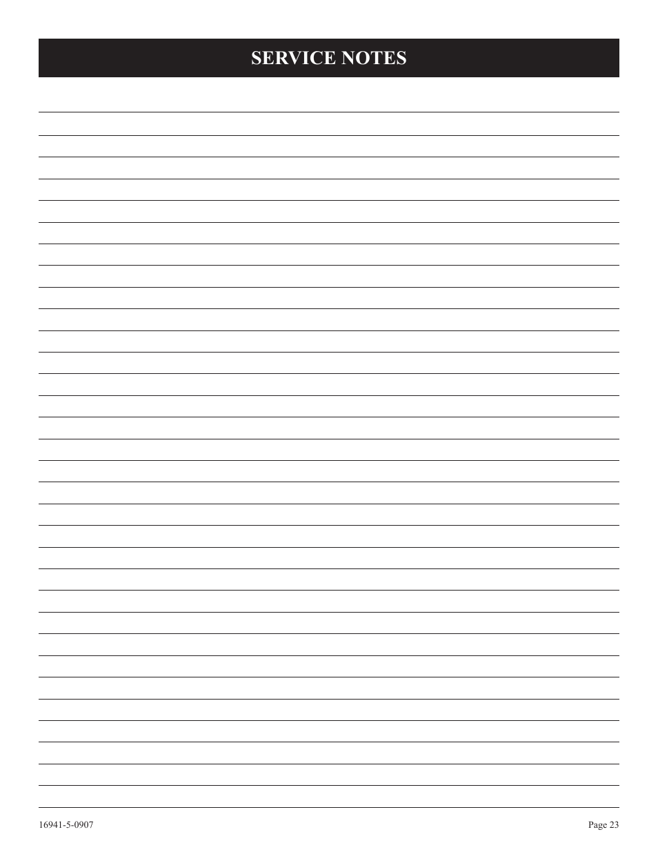 Empire Comfort Systems SR-10T-3 User Manual | Page 23 / 24