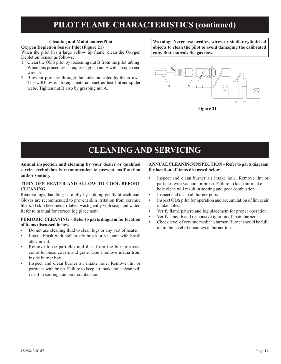 Empire Comfort Systems VFSR-18-3  EN User Manual | Page 17 / 24