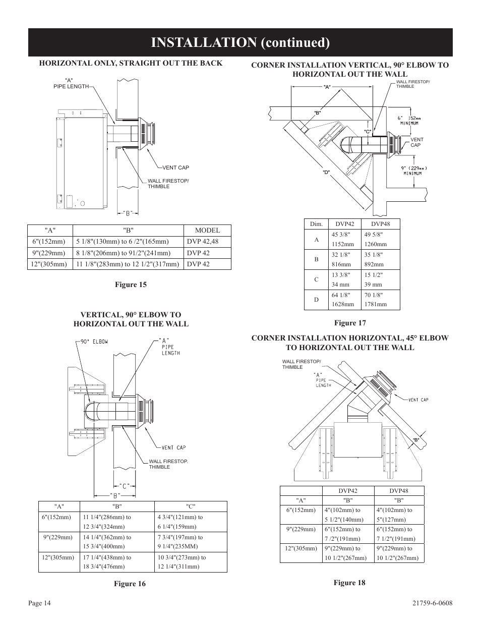 Installation (continued) | Empire Comfort Systems DVP48FP3  EN User Manual | Page 14 / 72