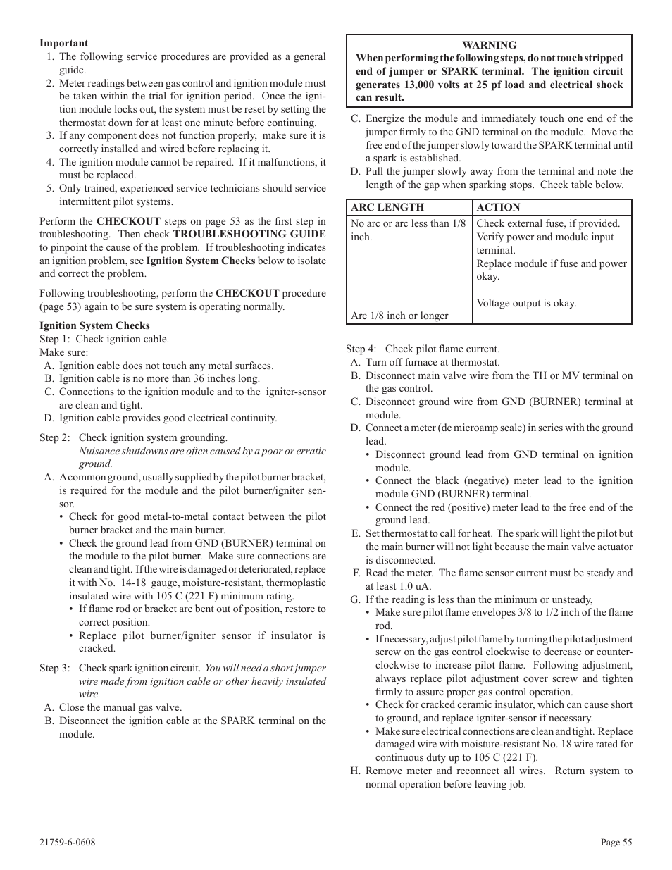 Empire Comfort Systems DVP48FP3  EN User Manual | Page 55 / 72