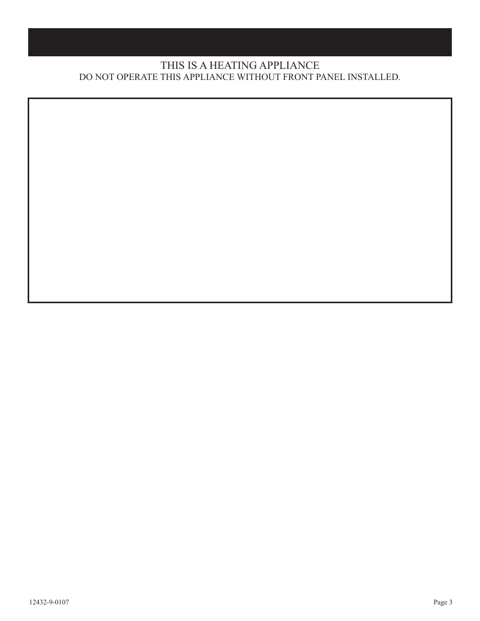 Important safety information, This is a heating appliance | Empire Comfort Systems DV-55IP User Manual | Page 3 / 20