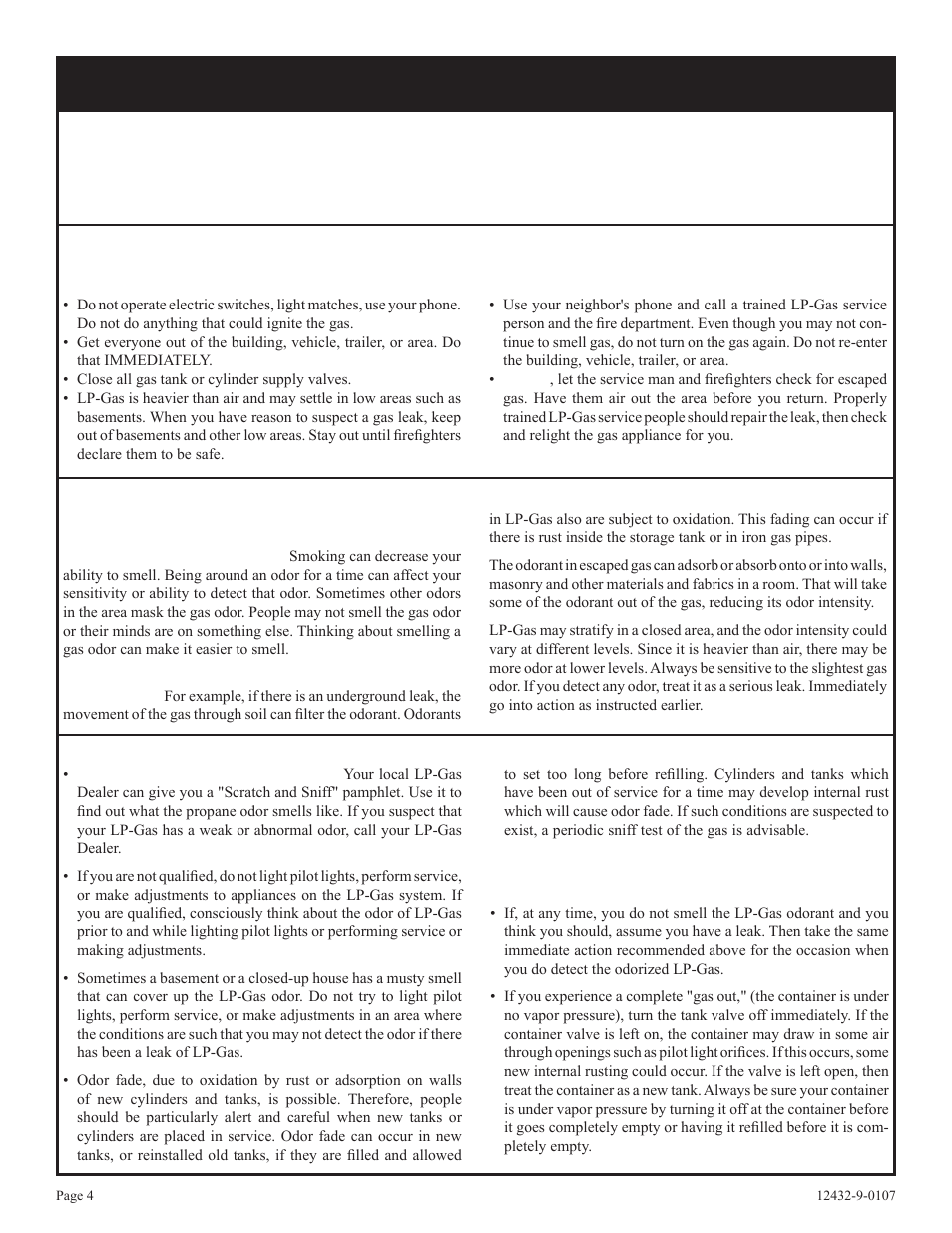 Safety information for users of lp-gas | Empire Comfort Systems DV-55IP User Manual | Page 4 / 20