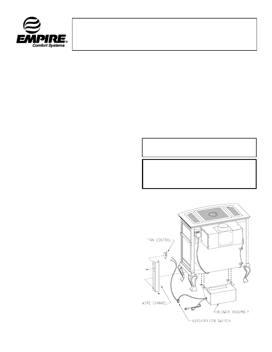 Empire Comfort Systems CAST IRON VENTED FIREPLACE HEATER CIBV-30-2 User Manual | Page 20 / 22