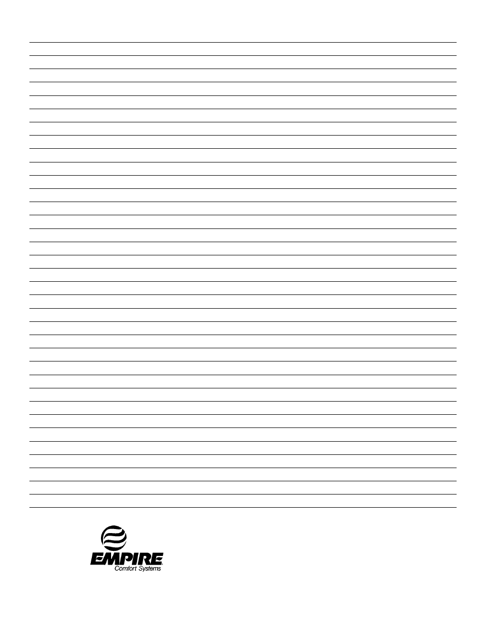 Empire Comfort Systems CAST IRON VENTED FIREPLACE HEATER CIBV-30-2 User Manual | Page 22 / 22