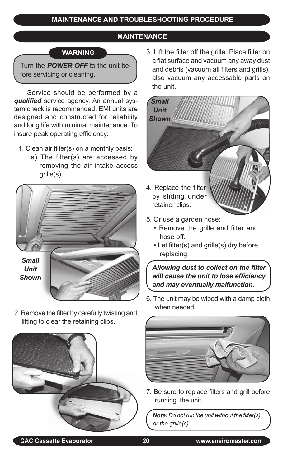 EMI CAC User Manual | Page 20 / 32