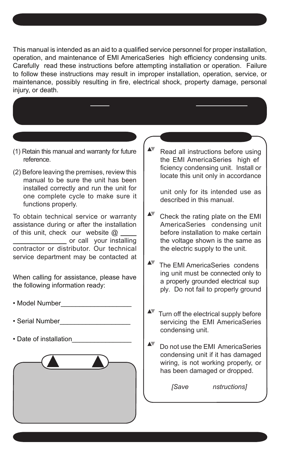 EMI Volts/HZ/pH User Manual | Page 2 / 28