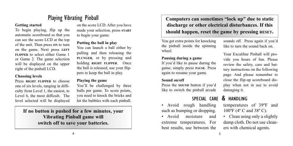 Playing vibrating pinball | CarAlarms.com 159 User Manual | Page 3 / 5