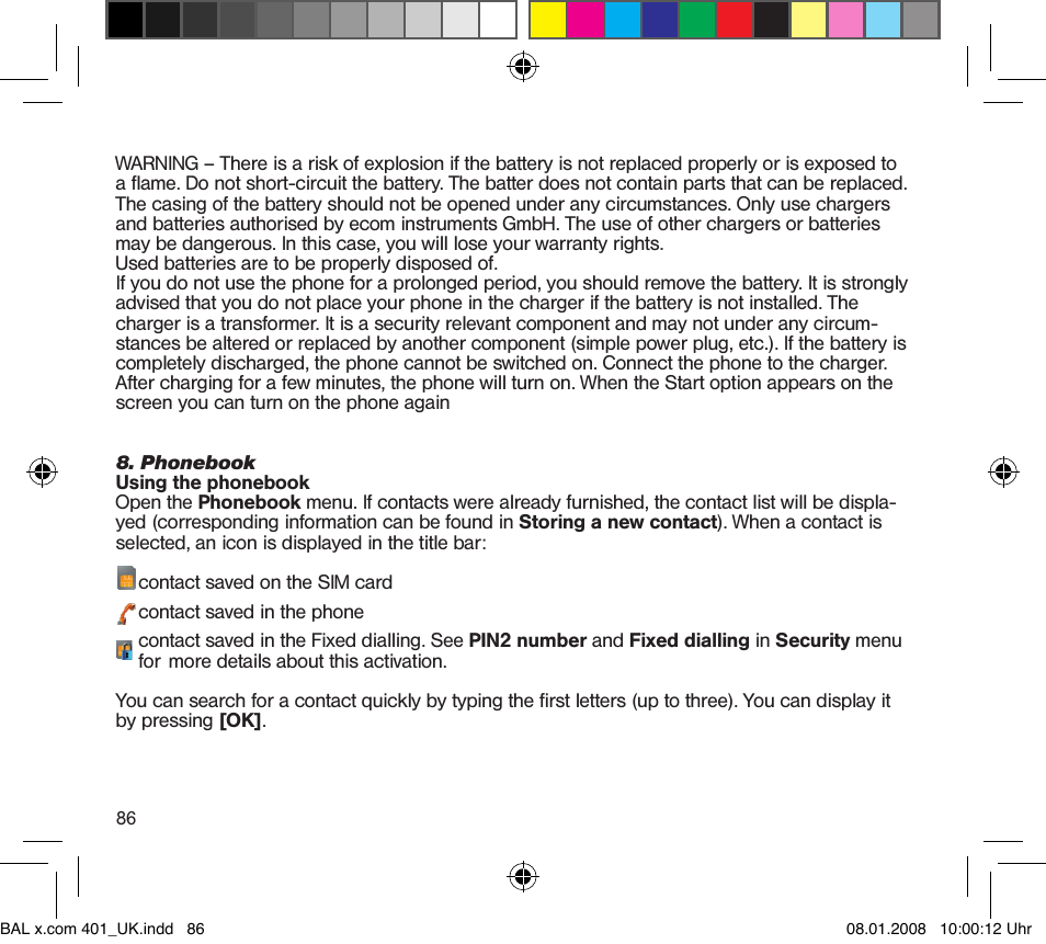 Ecom Instruments x.com 400/401 User Manual | Page 21 / 69