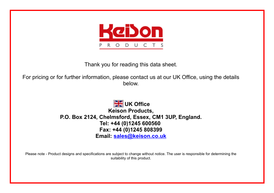 Ecom Instruments X20 User Manual | Page 13 / 13
