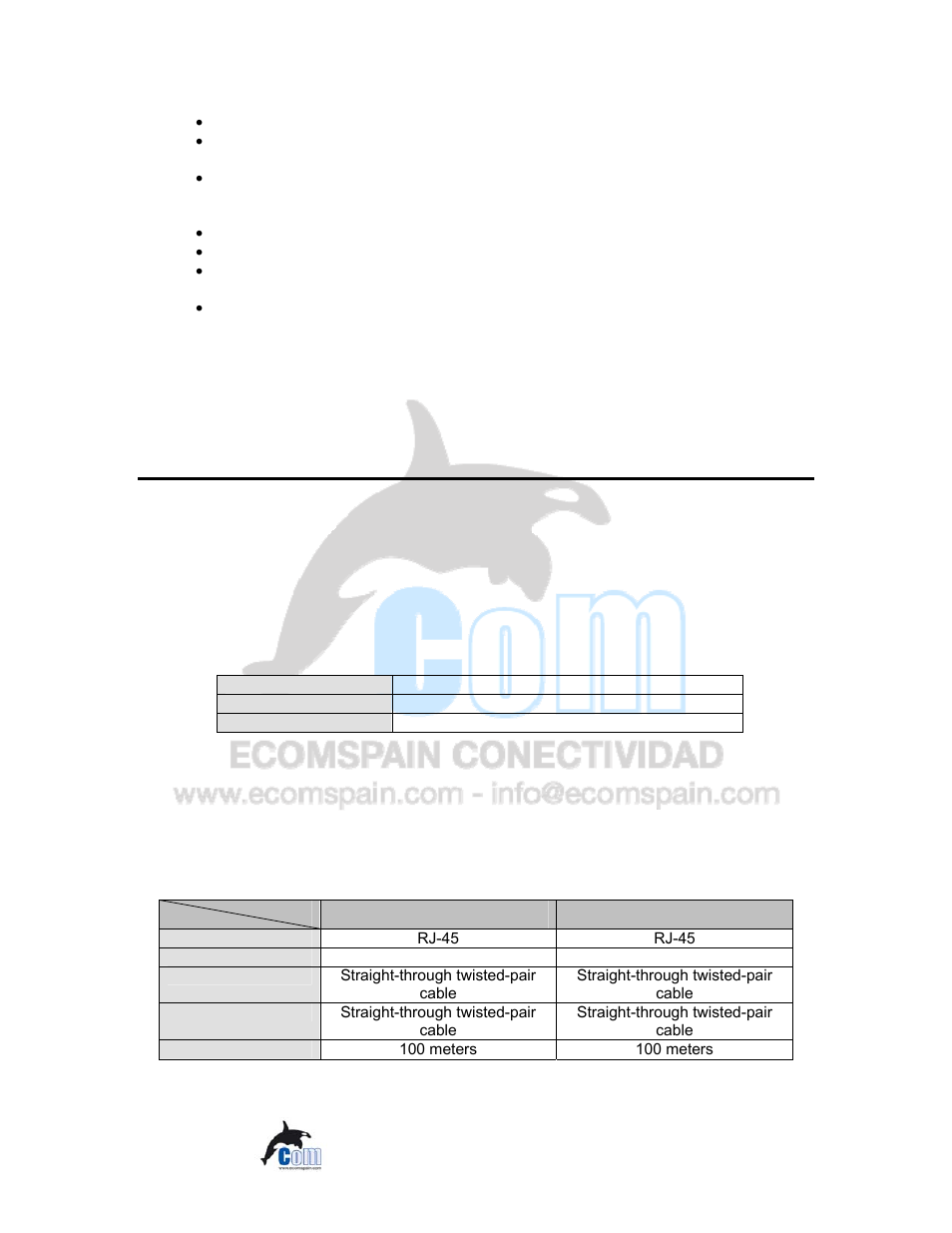 Cabling guide, Auto mdi/mdi-x function | Ecom Instruments ECOM-EF24F2G User Manual | Page 19 / 42