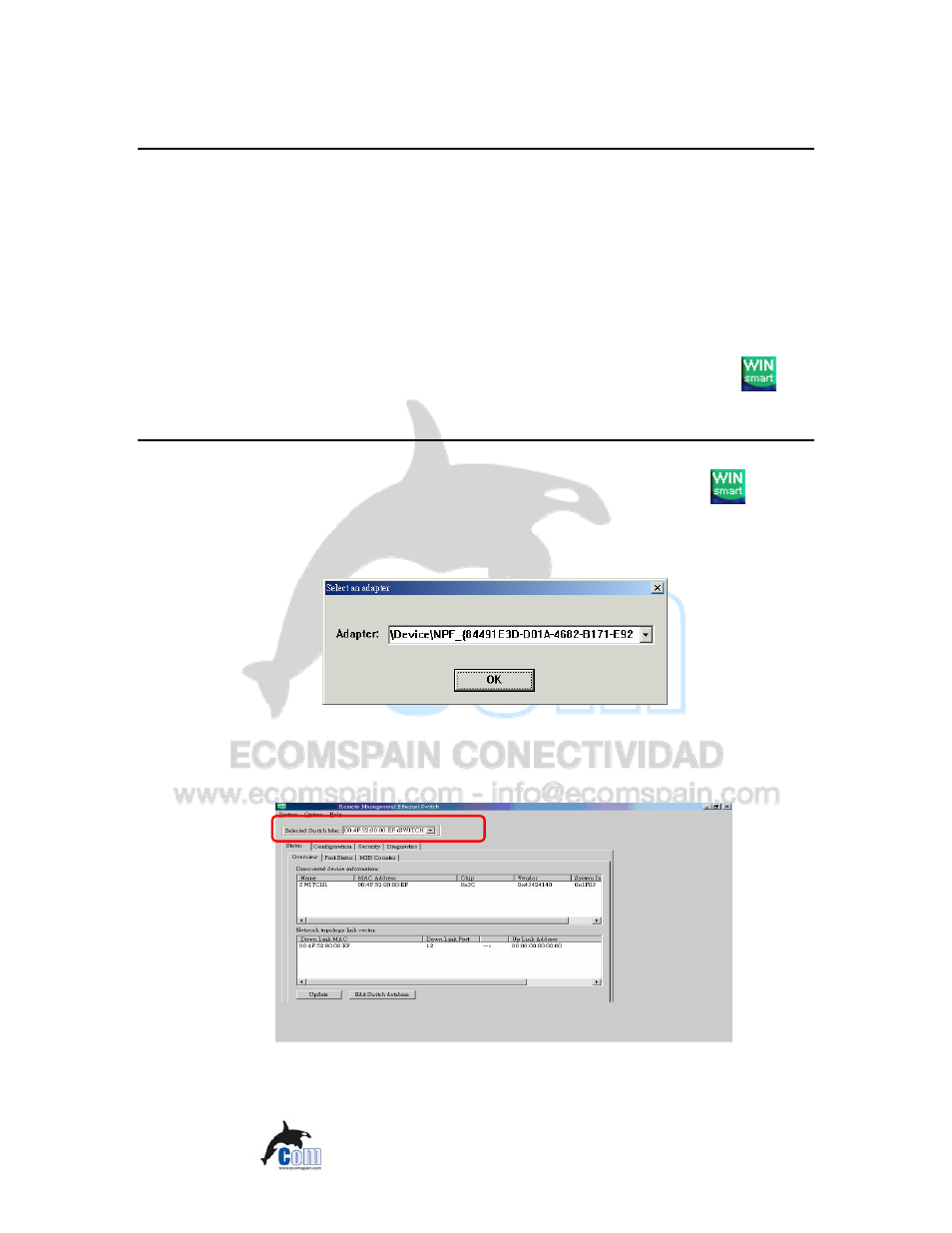 Installing the software, Starting the software | Ecom Instruments ECOM-EF24F2G User Manual | Page 25 / 42