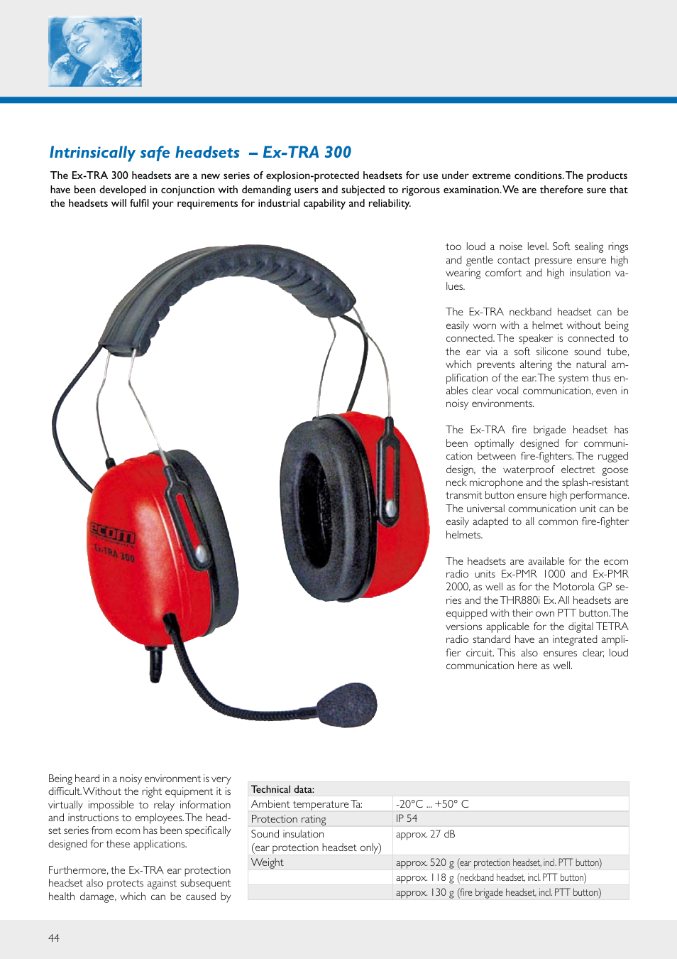 Ecom Instruments Ex-TRA 300 User Manual | 2 pages