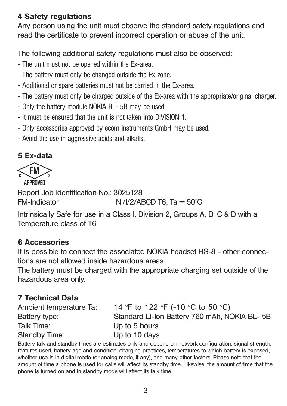 Ecom Instruments Ex-GSM 01 User Manual | Page 4 / 29