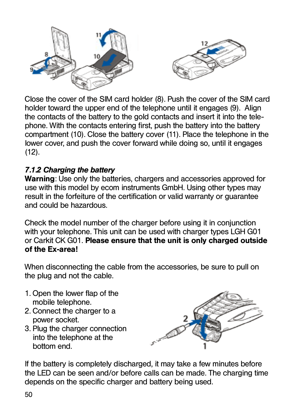 Ecom Instruments Ex-GSM 01 EU User Manual | Page 9 / 42
