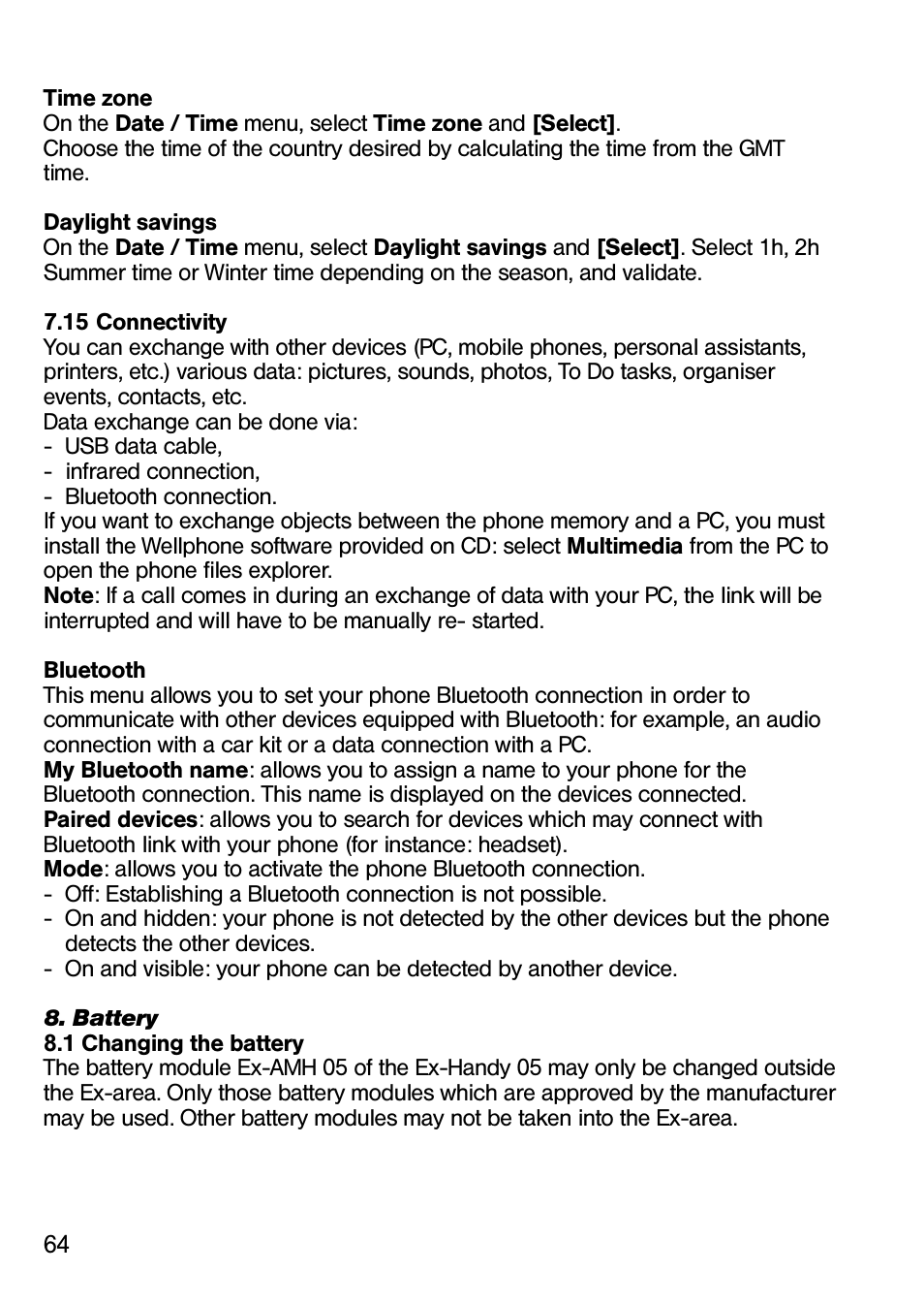 Ecom Instruments Ex-Handy 05 User Manual | Page 29 / 36