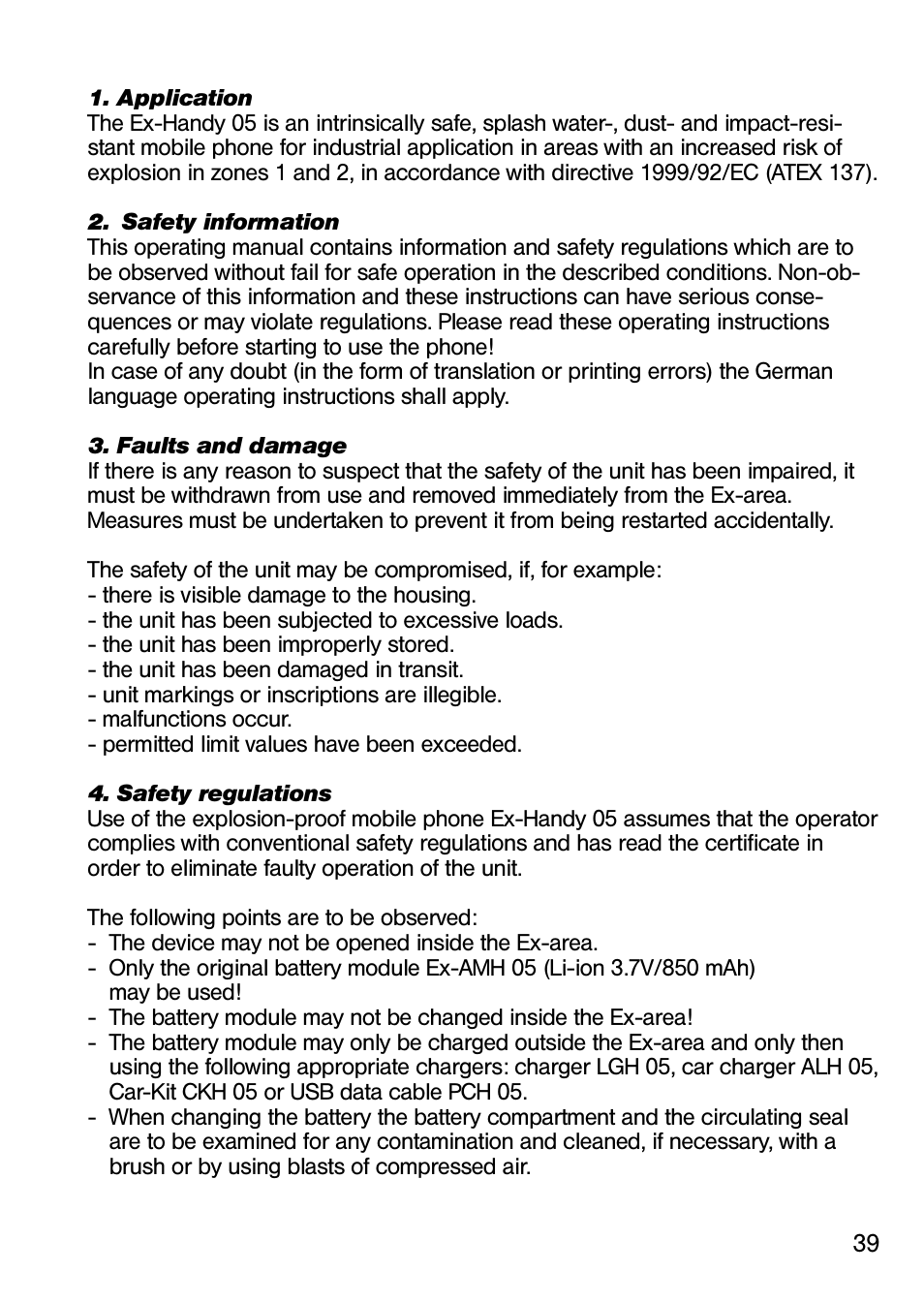 Ecom Instruments Ex-Handy 05 User Manual | Page 4 / 36