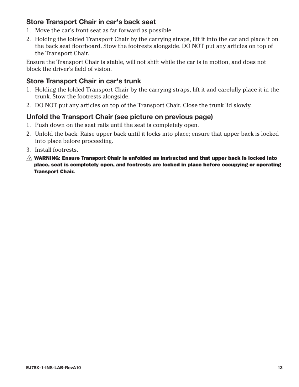 E&J EJ78X-1 User Manual | Page 13 / 20