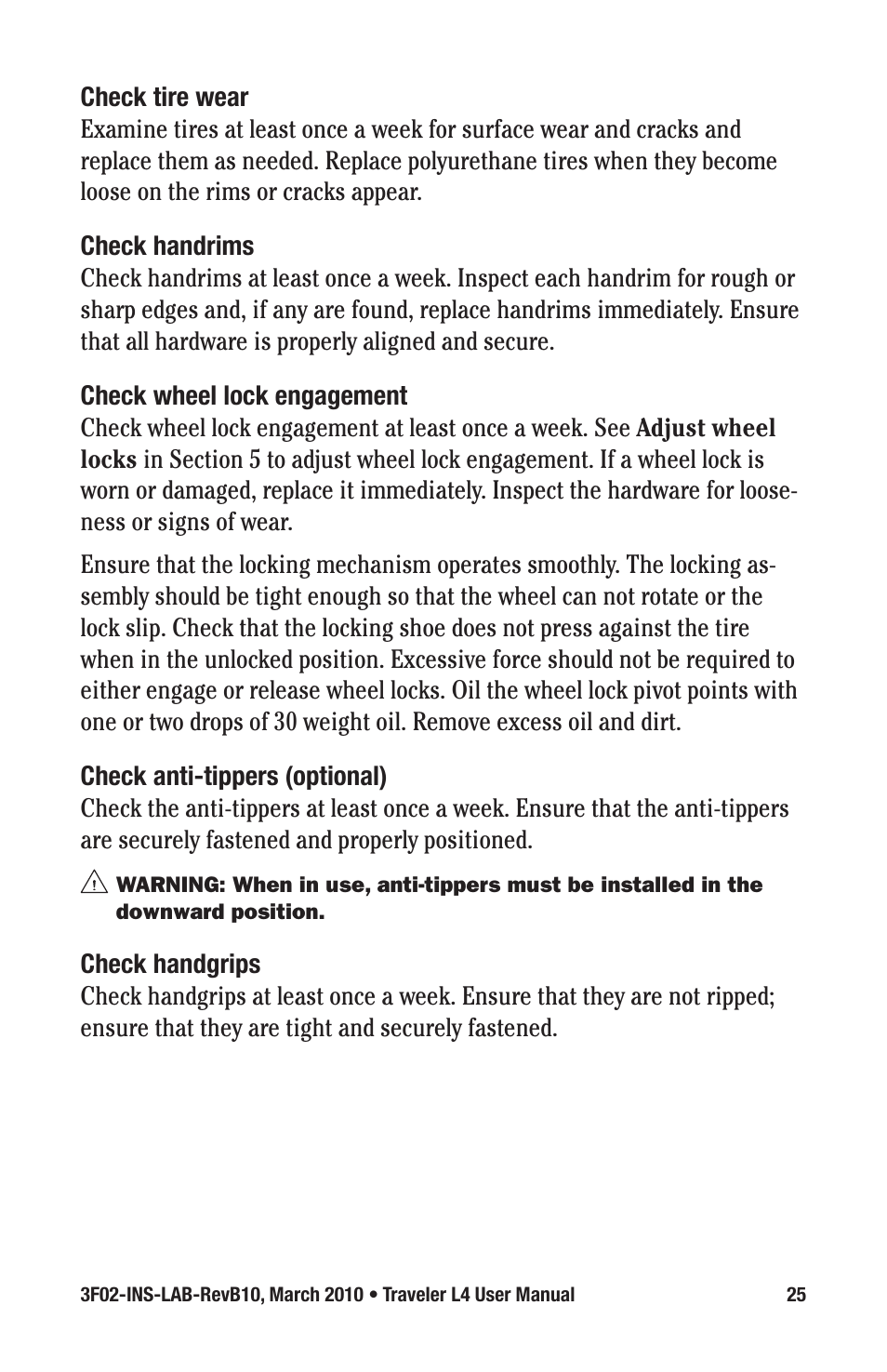 E&J TRAVELER 3F02-INS-LAB-REVB10 User Manual | Page 25 / 32