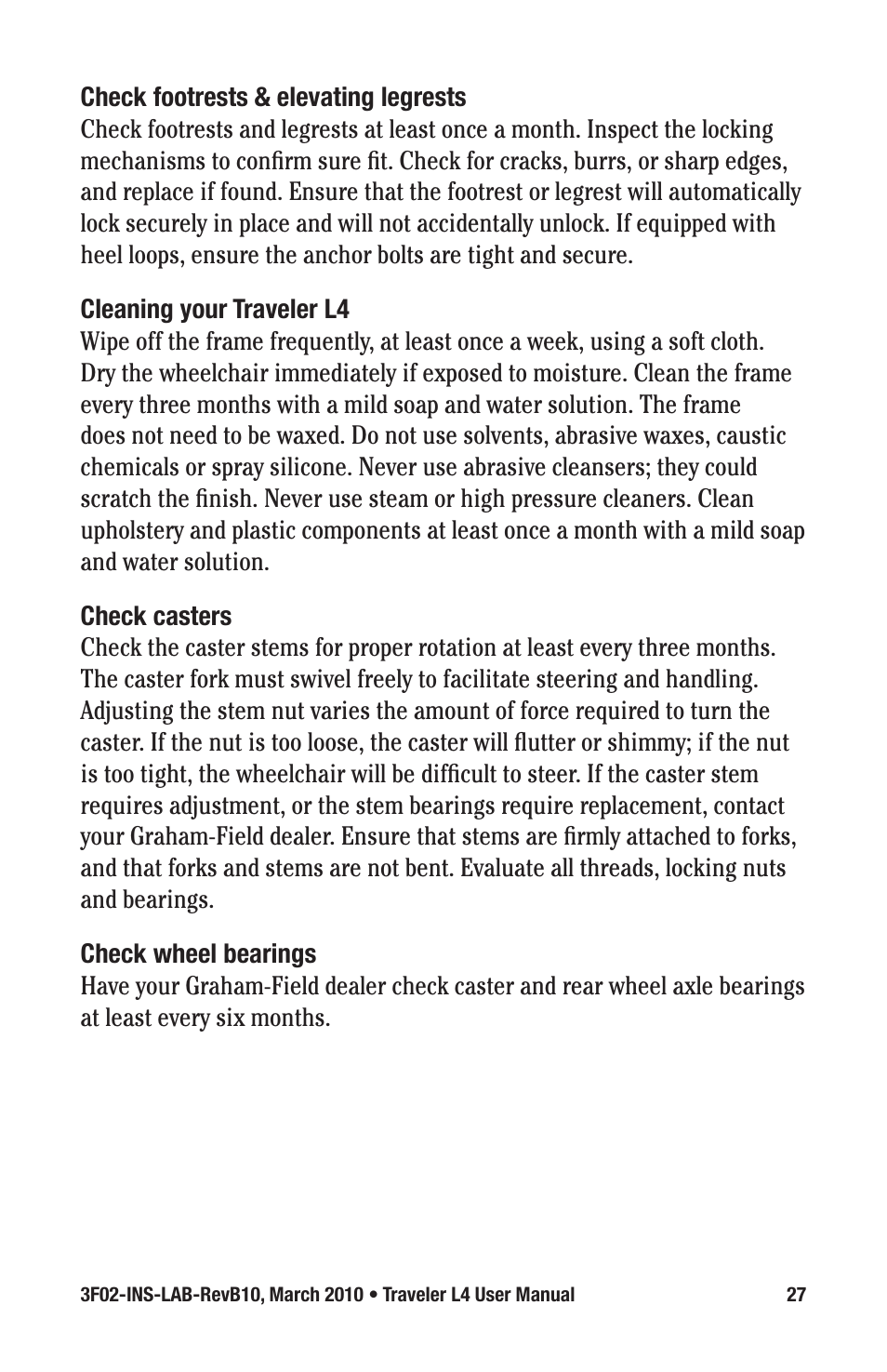 E&J TRAVELER 3F02-INS-LAB-REVB10 User Manual | Page 27 / 32