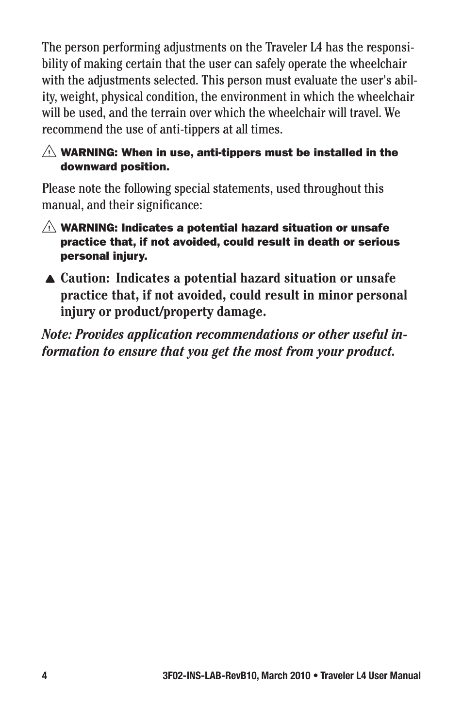 E&J TRAVELER 3F02-INS-LAB-REVB10 User Manual | Page 4 / 32