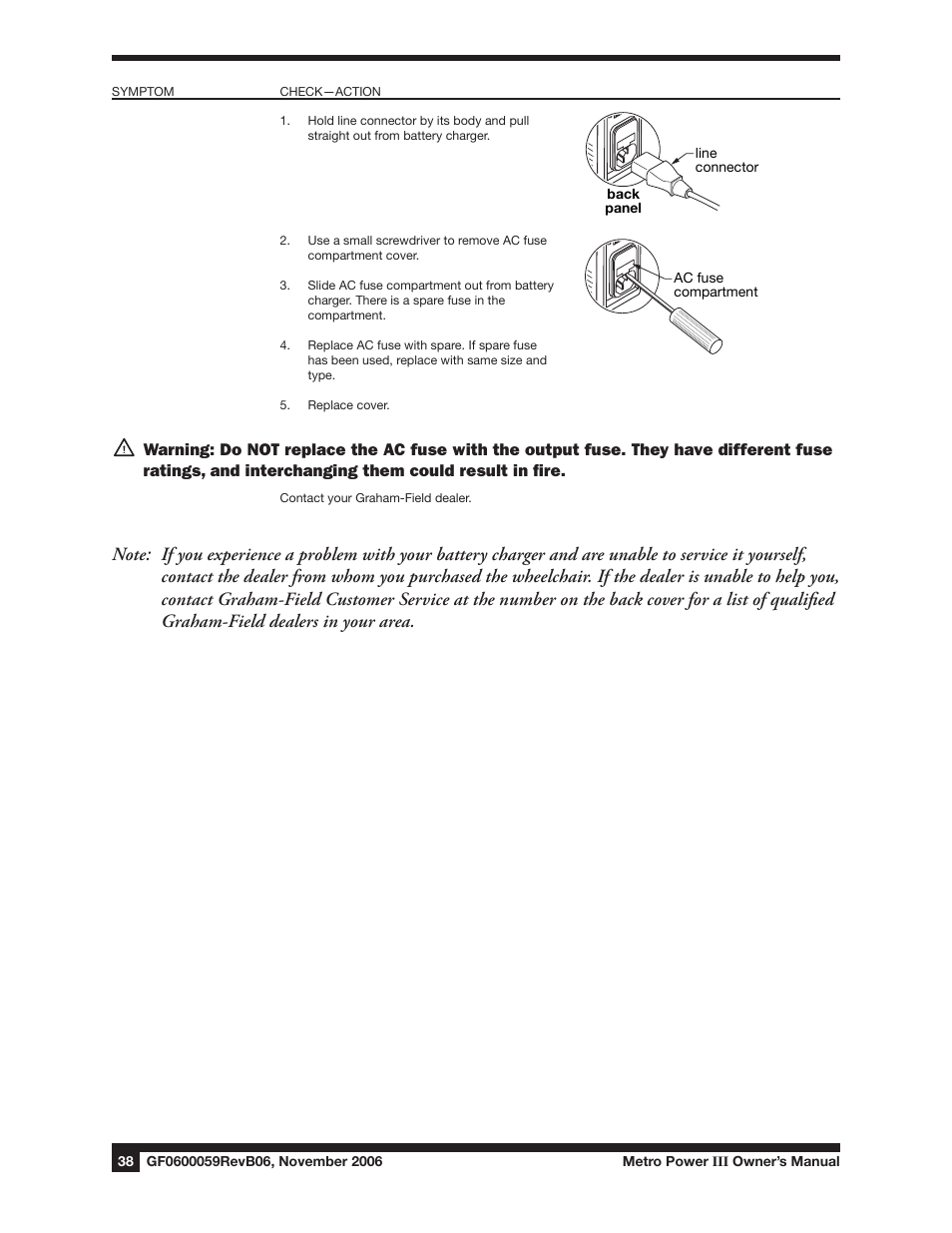 E&J GF0600059REVB06 User Manual | Page 38 / 44