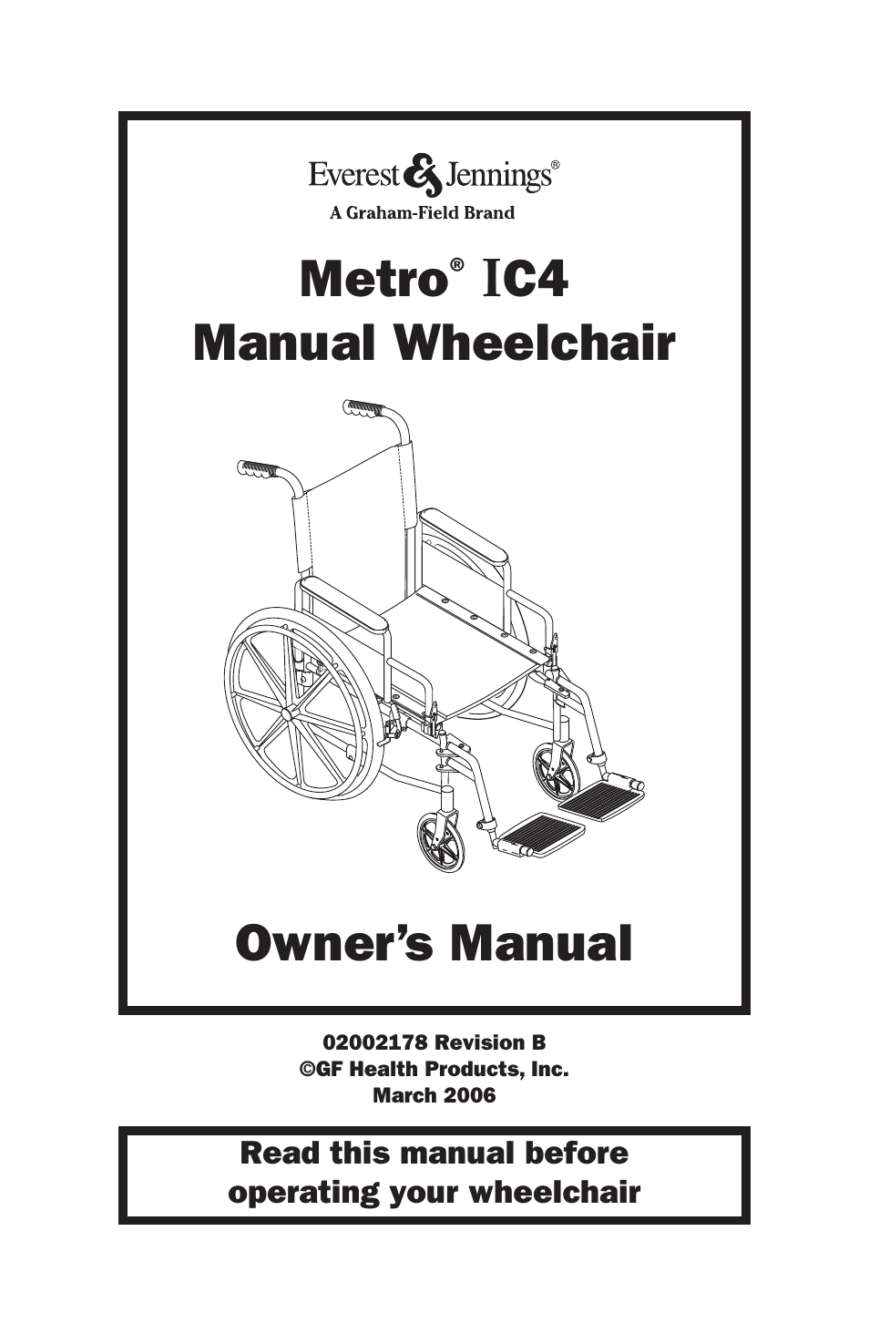 E&J METRO IC4 User Manual | 36 pages
