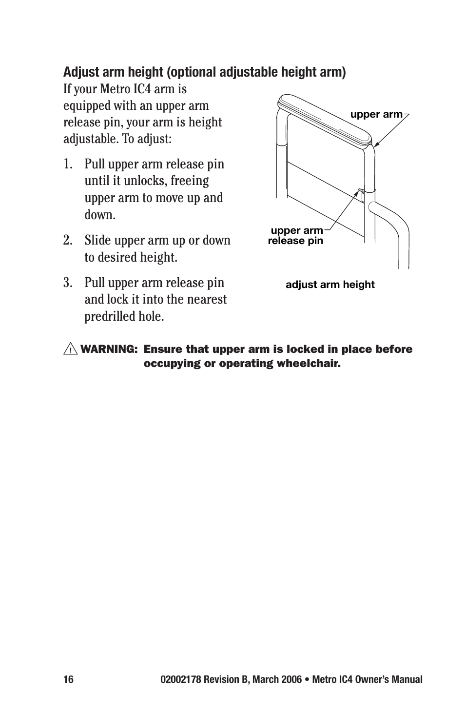 E&J METRO IC4 User Manual | Page 16 / 36