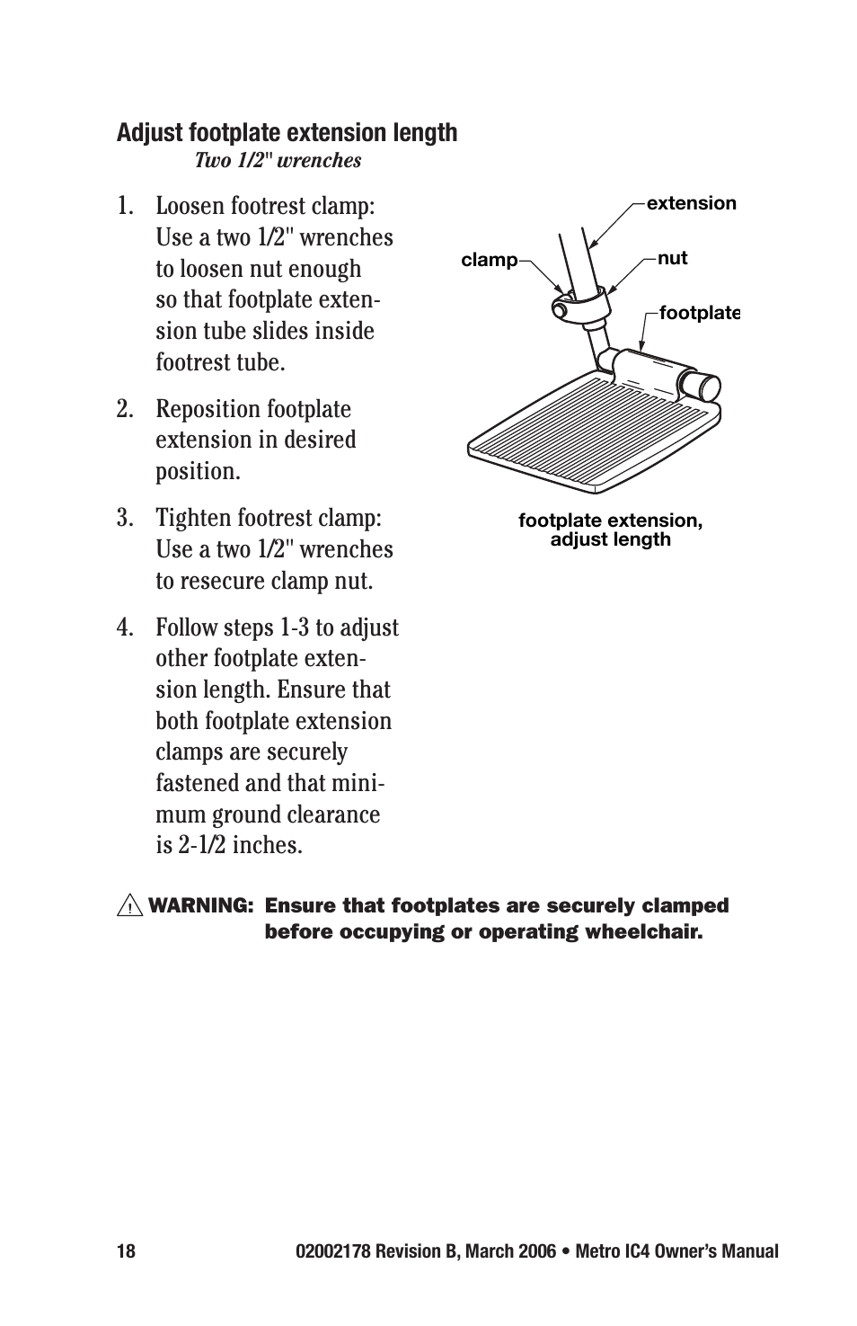 E&J METRO IC4 User Manual | Page 18 / 36