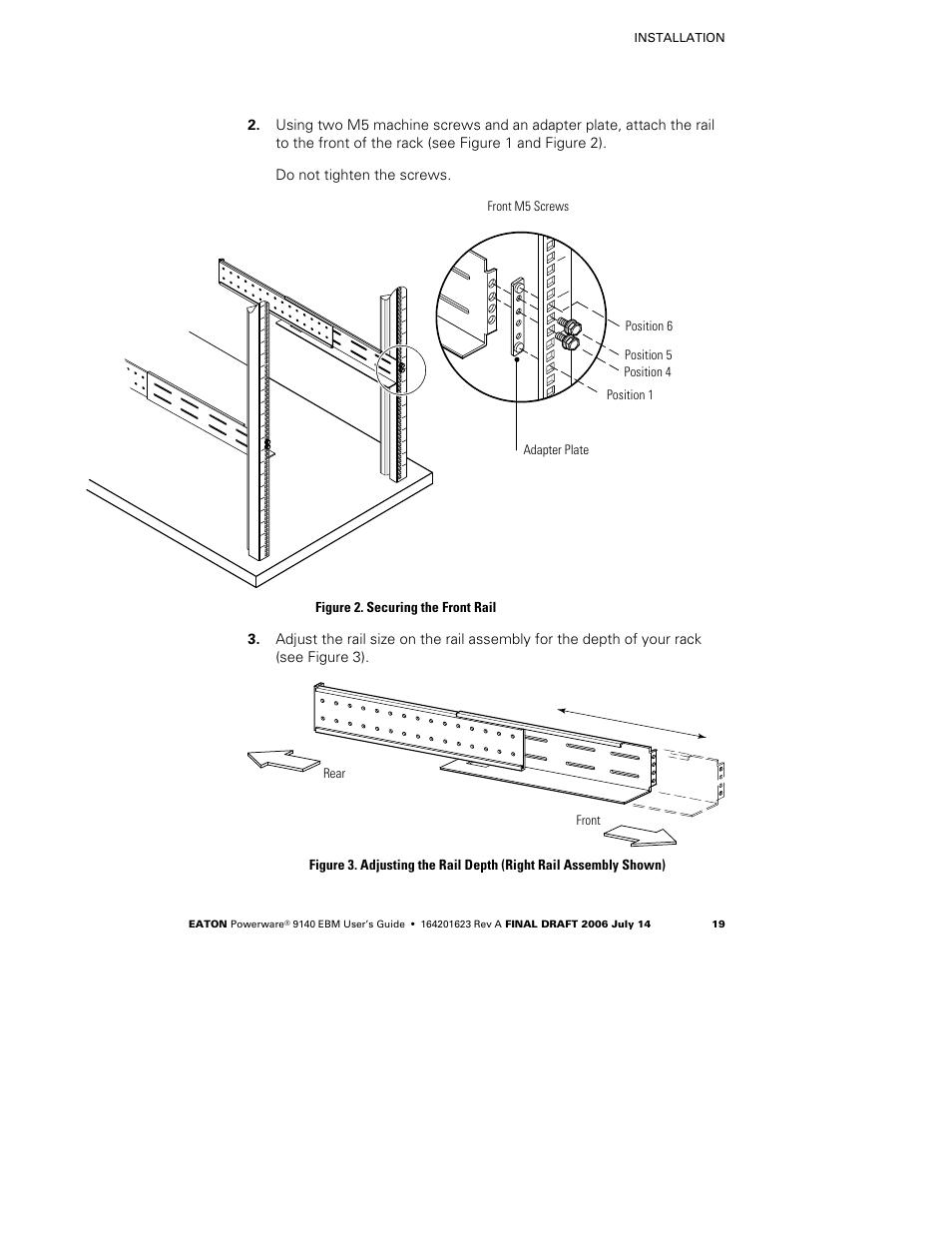Eaton Electrical Extended Battery Module (EBM) 9140 User Manual | Page 25 / 44