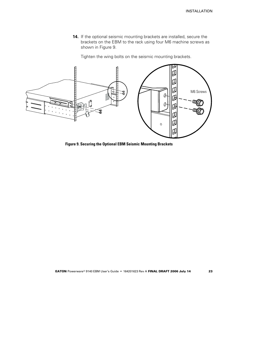 Eaton Electrical Extended Battery Module (EBM) 9140 User Manual | Page 29 / 44