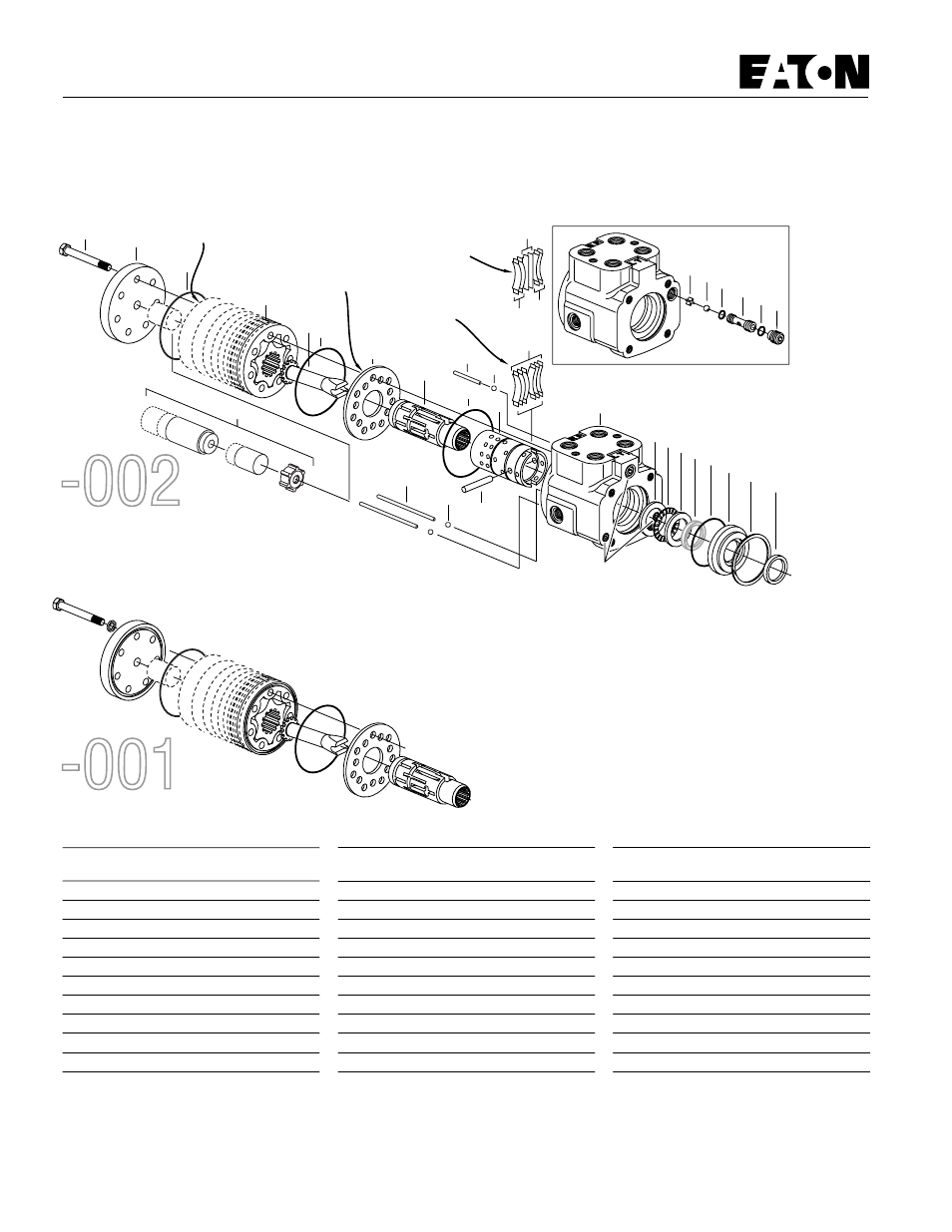 Parts drawing | Eaton Electrical Char-Lynn 450 Series User Manual | Page 2 / 12