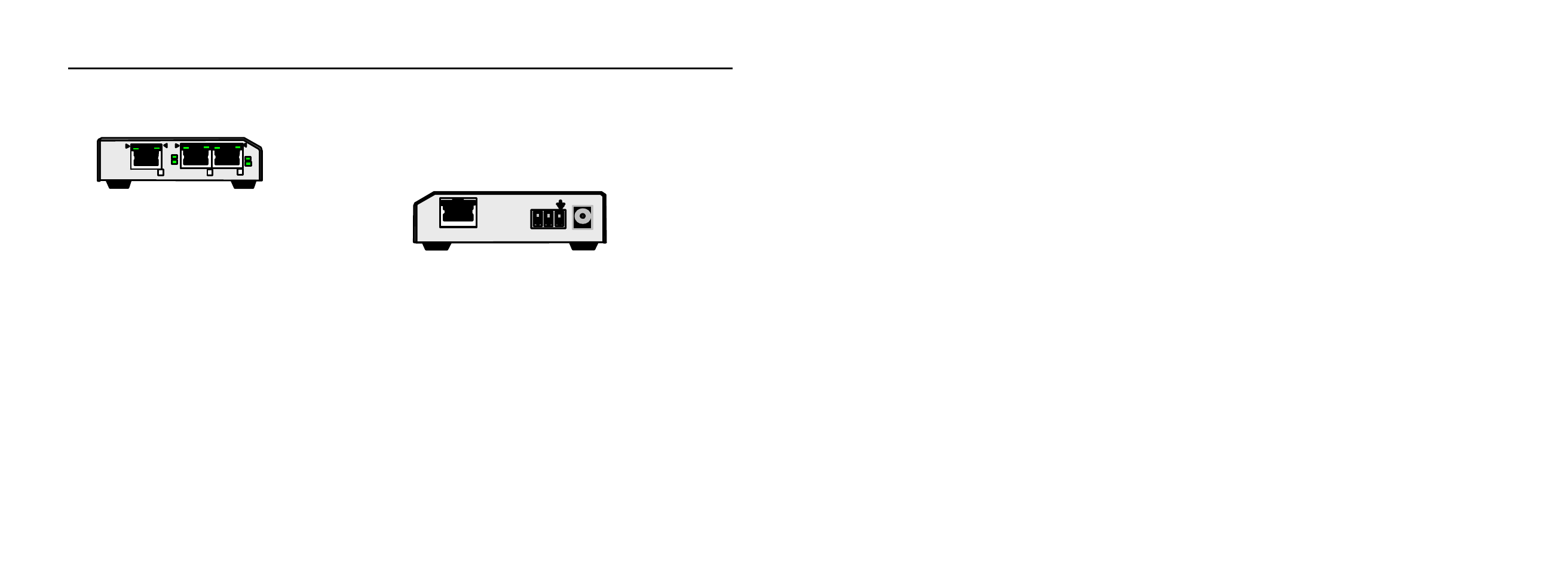 3 pxes4p series, with four (rj-45) copper ports, Pxes4p series, with four (rj-45) copper ports, Eaton px right | Es4p side view | Eaton Electrical PXES4P Series User Manual | Page 19 / 52