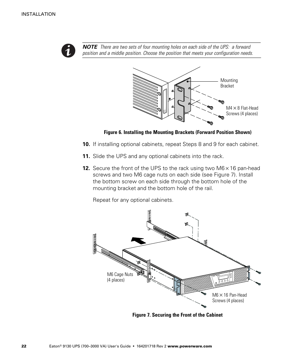 Figure 6) | Eaton Electrical Powerware 9130 User Manual | Page 30 / 120