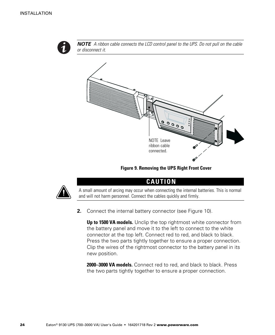 Eaton Electrical Powerware 9130 User Manual | Page 32 / 120