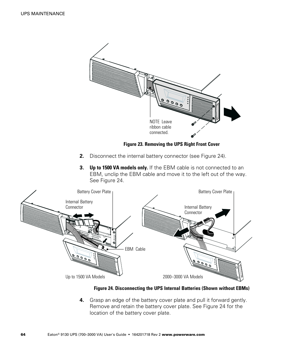 Eaton Electrical Powerware 9130 User Manual | Page 72 / 120