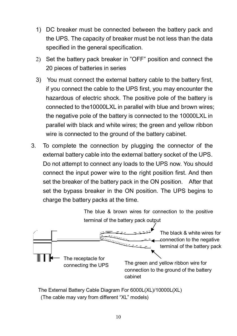 Eaton Electrical 10000L(XL) User Manual | Page 12 / 29