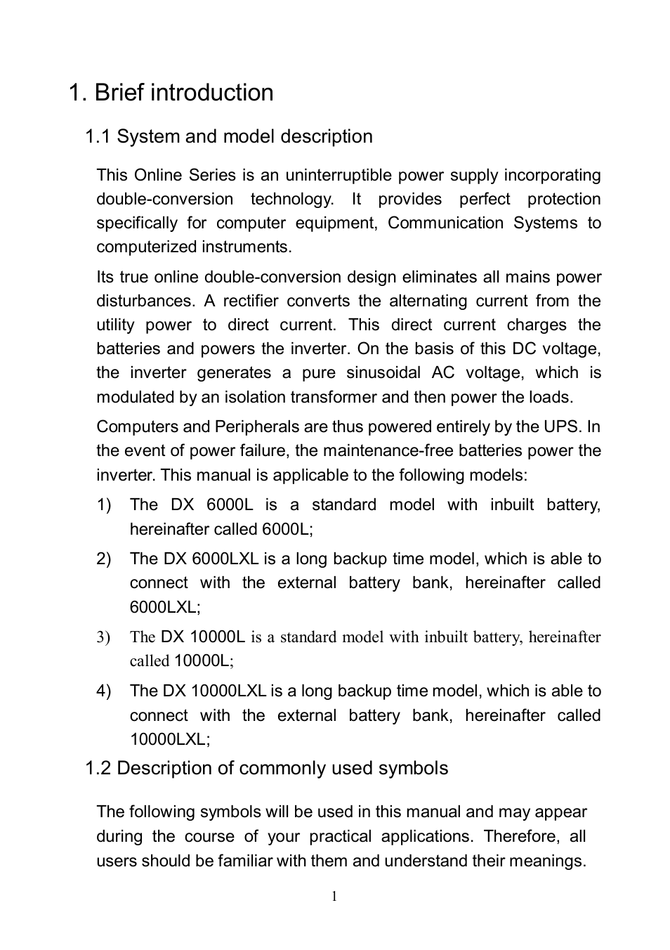 Brief introduction | Eaton Electrical 10000L(XL) User Manual | Page 3 / 29