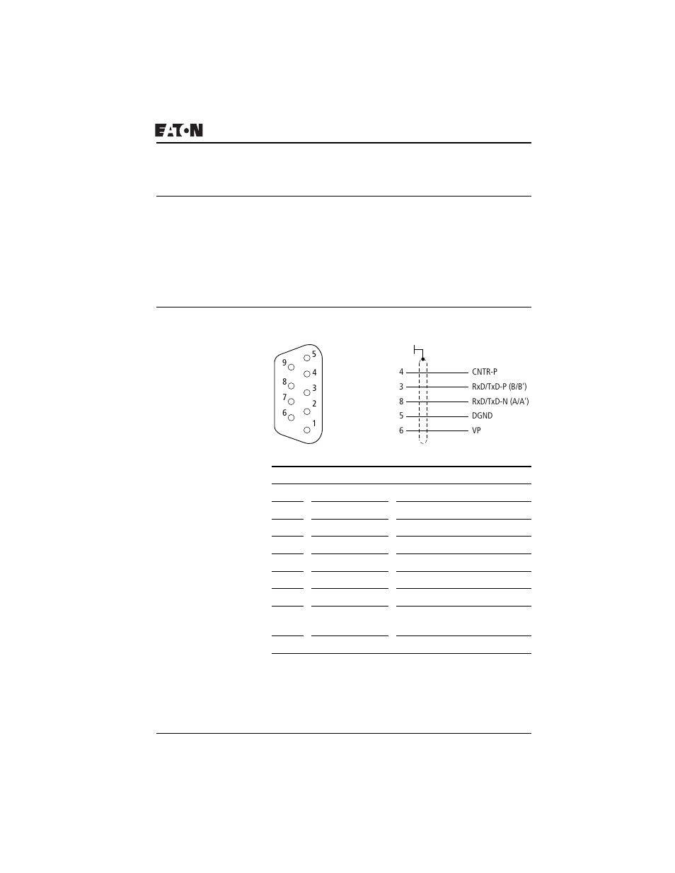Connecting profibus-dp, Profibusdp connection assignment, Profibus-dp connection assignment | Eaton Electrical PROFIBUS-DP EZ204-DP User Manual | Page 23 / 212