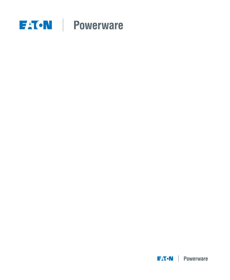 Powerware, User’s guide | Eaton Electrical 9120 User Manual | Page 2 / 32