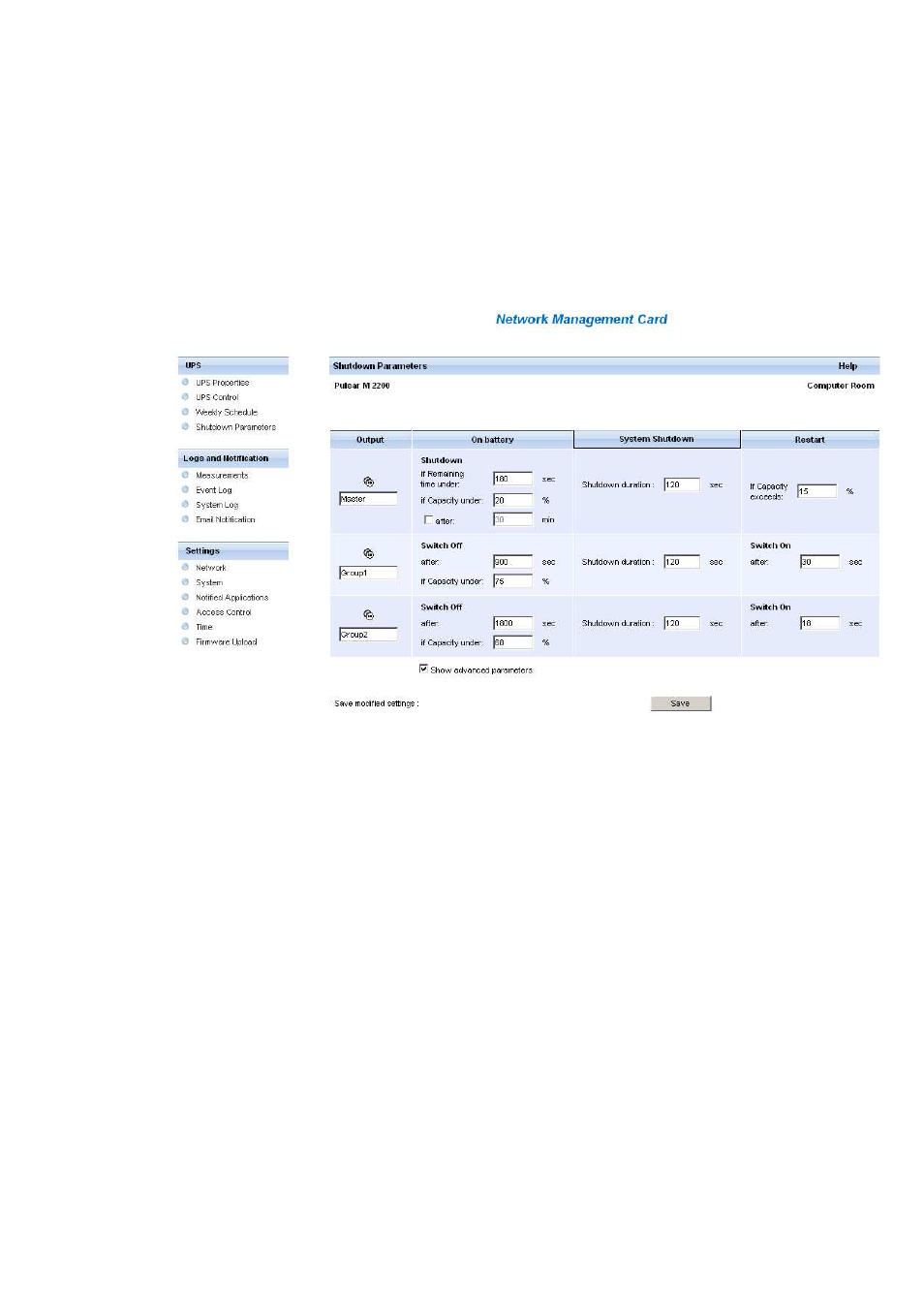 5 shutdown parameters | Eaton Electrical 34003991EN/EB User Manual | Page 38 / 118