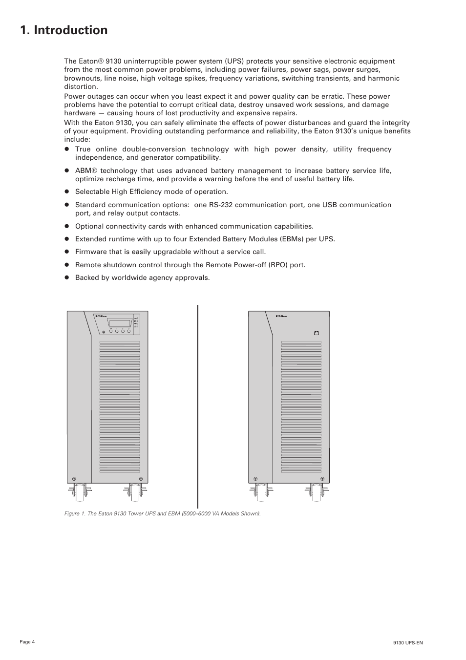 Introduction | Eaton Electrical 9130 User Manual | Page 4 / 36