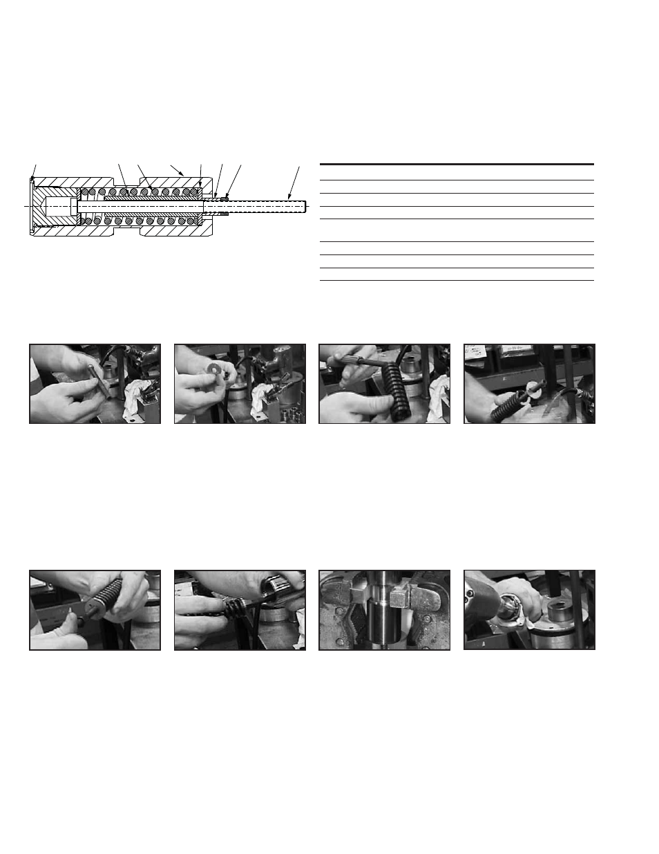 Assembly servo piston assembly | Eaton Electrical 350 User Manual | Page 30 / 45