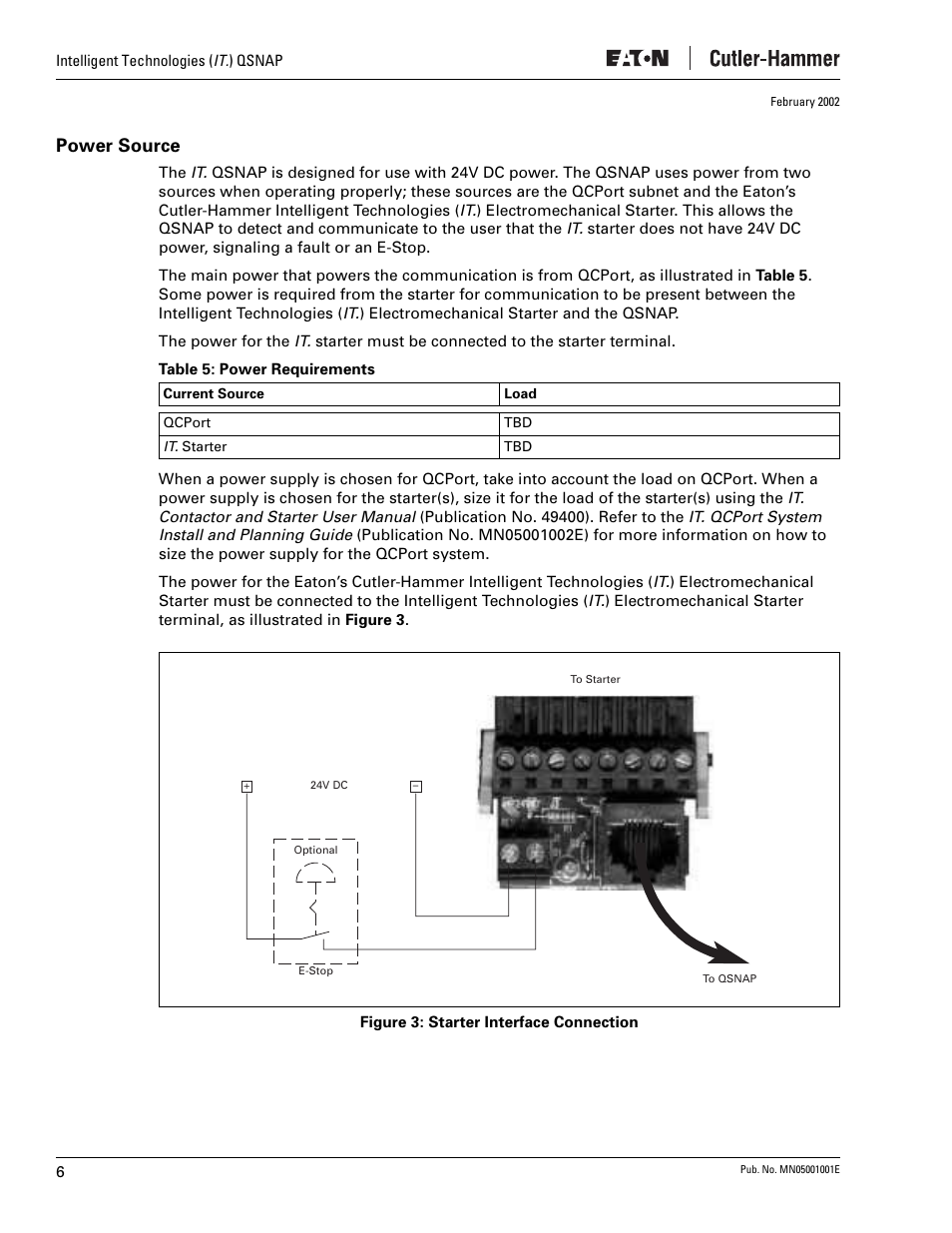 Power source | Eaton Electrical QSNAP User Manual | Page 10 / 30