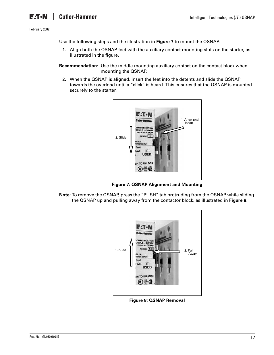 Eaton Electrical QSNAP User Manual | Page 21 / 30