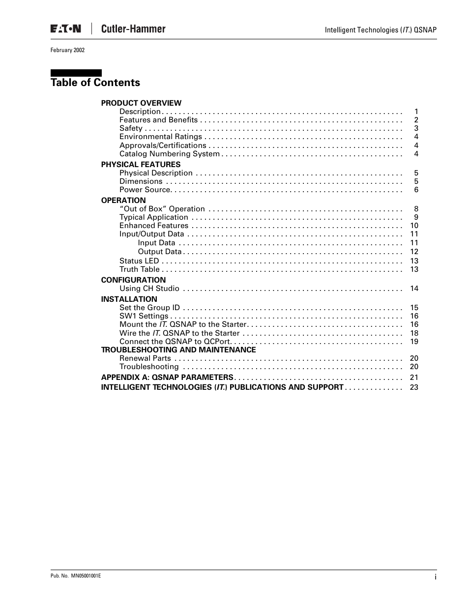 Eaton Electrical QSNAP User Manual | Page 3 / 30