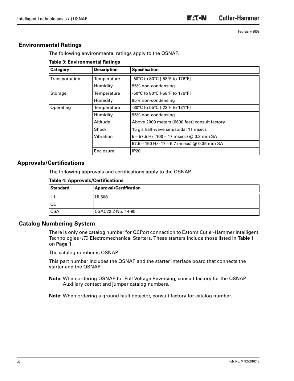 Eaton Electrical QSNAP User Manual | Page 8 / 30